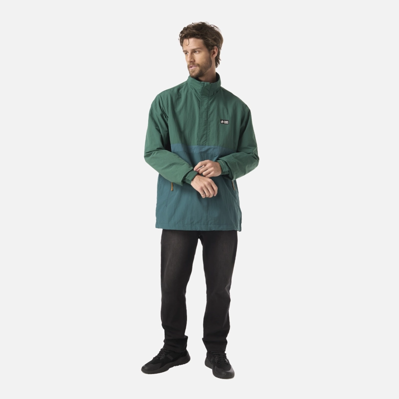 CHAQUETA HOMBRE HIJO DEL VIENTO 14 ZIP VERDE HAKA HONU - 7