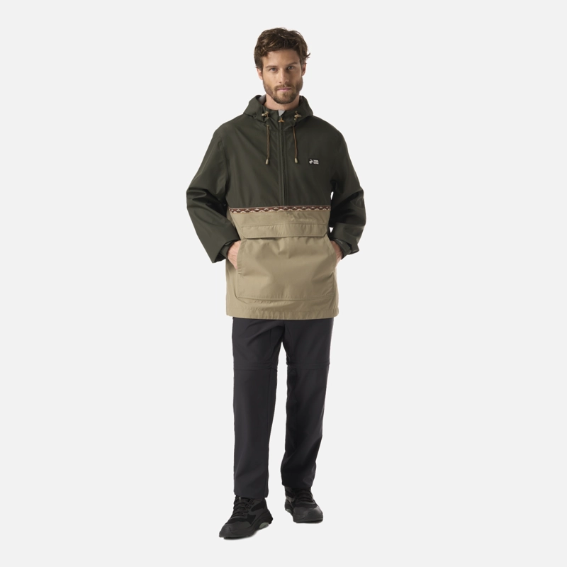 CHAQUETA HOMBRE HIJO DEL VIENTO 14 ZIP VERDE HAKA HONU - 8