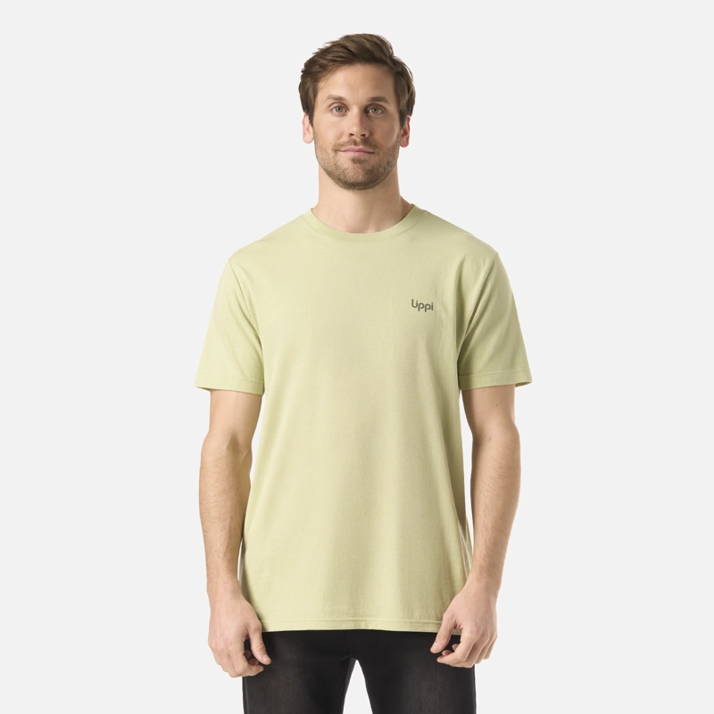 POLERA HOMBRE LOGO LIPPI BACK PRINT T-SHIRT VERDE MANZANA LIPPI - 1