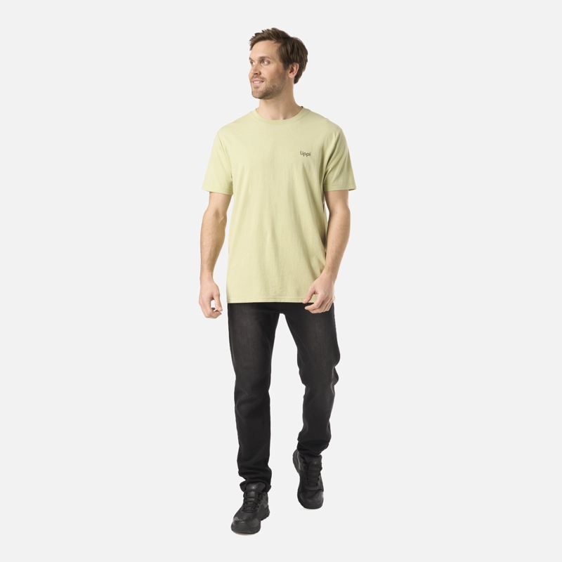 POLERA HOMBRE LOGO LIPPI BACK PRINT T-SHIRT VERDE MANZANA LIPPI - 5
