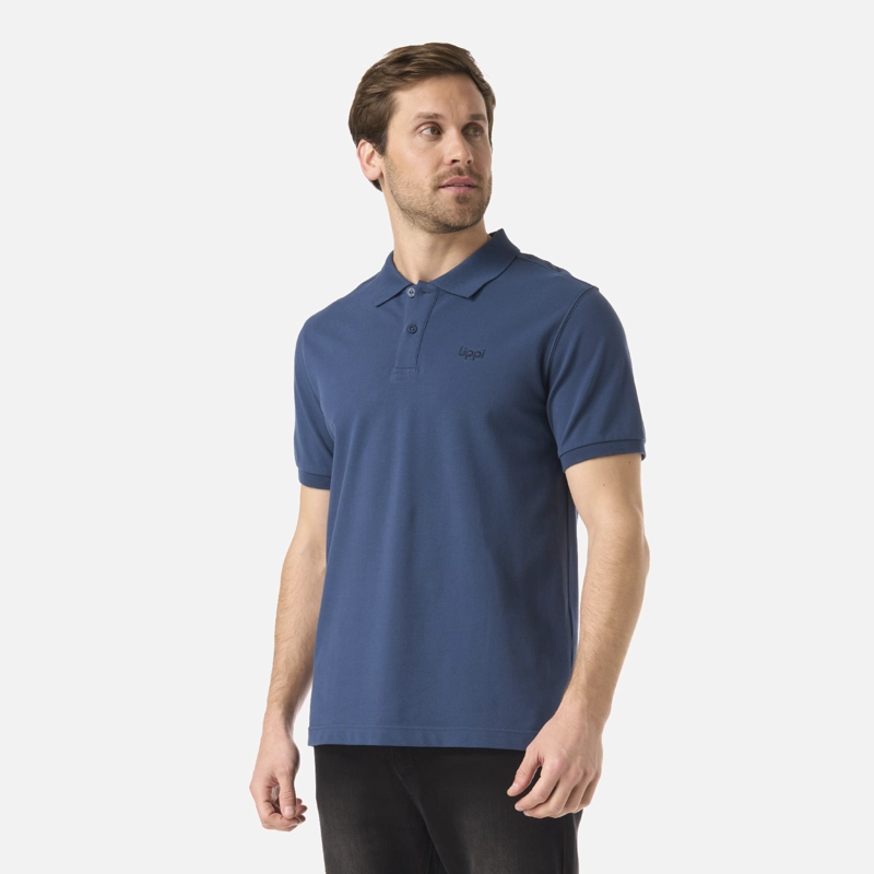 POLERA HOMBRE FIRST CLASS ELASTIC POLO AZUL OSCURO LIPPI - 2