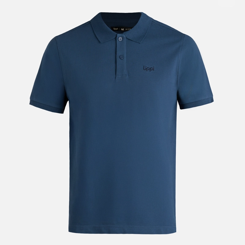 POLERA HOMBRE FIRST CLASS ELASTIC POLO AZUL OSCURO LIPPI - 6