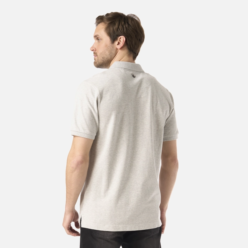 POLERA HOMBRE FIRST CLASS ELASTIC POLO MELANGE GRIS LIPPI V26 - 3