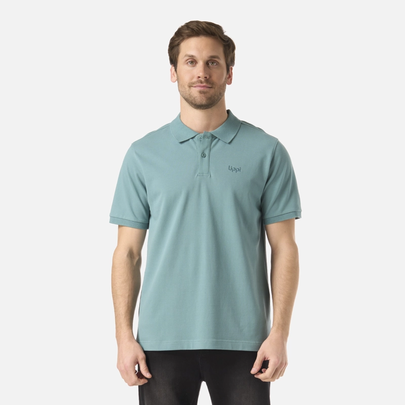 POLERA HOMBRE FIRST CLASS ELASTIC POLO TURQUESA LIPPI - 1