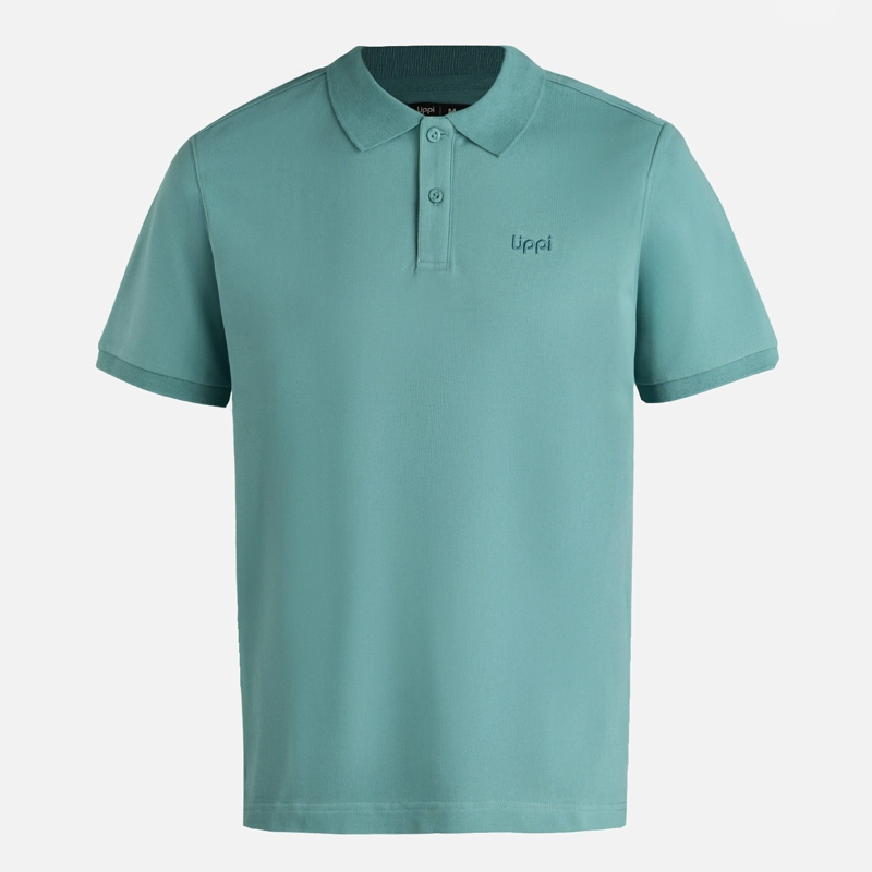 POLERA HOMBRE FIRST CLASS ELASTIC POLO TURQUESA LIPPI - 6