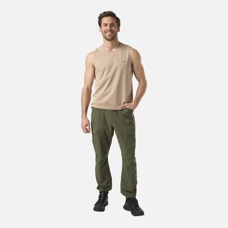 POLERA HOMBRE BOULDER SLEEVELESS T-SHIRT BEIGE LIPPI - 6