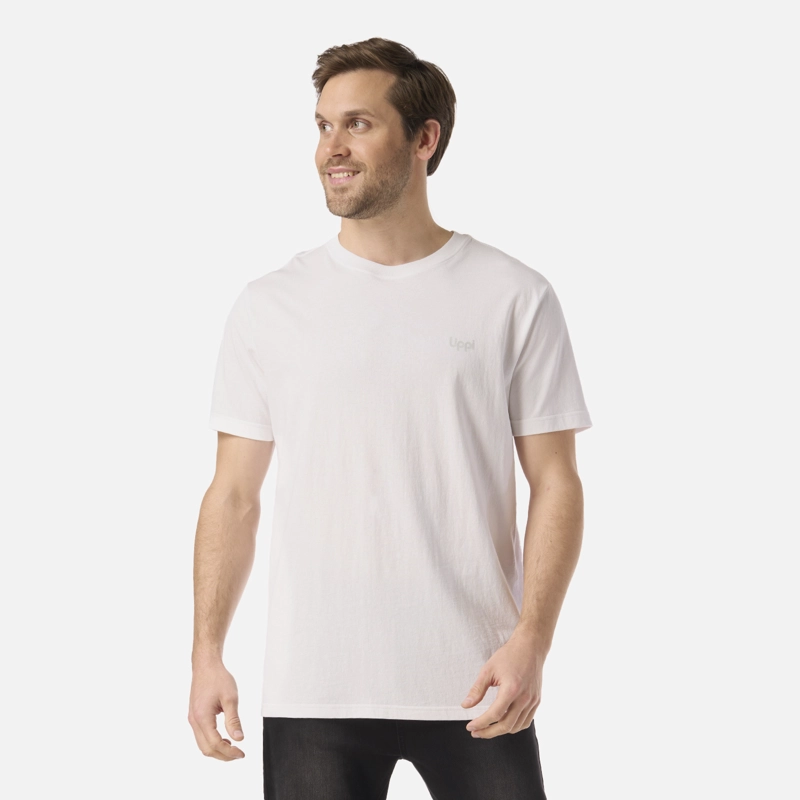 POLERA HOMBRE MOUNTAIN VIBES T-SHIRT BLANCO LIPPI - 1