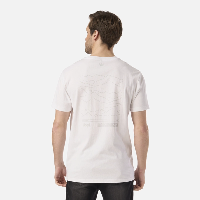 POLERA HOMBRE MOUNTAIN VIBES T-SHIRT BLANCO LIPPI - 2