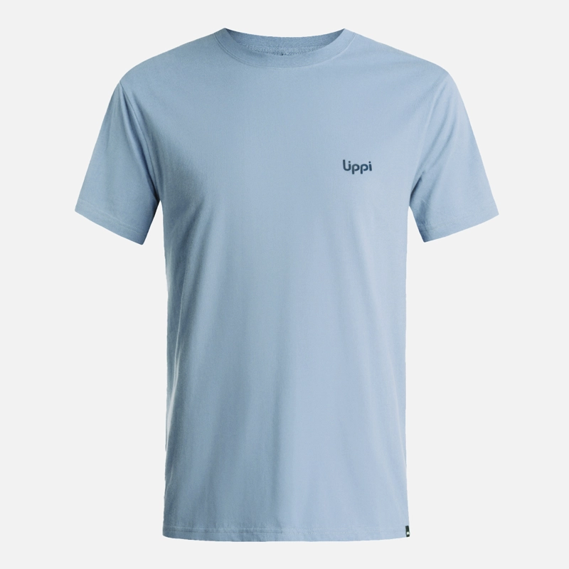 POLERA HOMBRE MOUNTAIN VIBES T-SHIRT AZUL PIEDRA LIPPI - 6