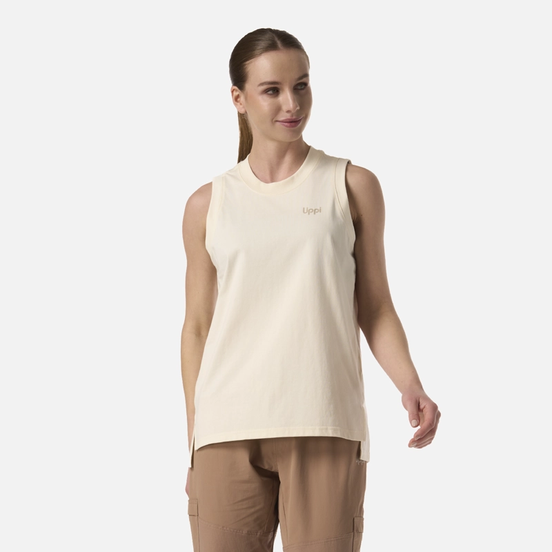 POLERA MUJER BOULDER T-SHIRT CREMA LIPPI - 1