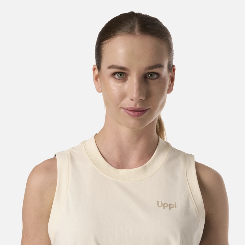 POLERA MUJER BOULDER T-SHIRT CREMA LIPPI - 4