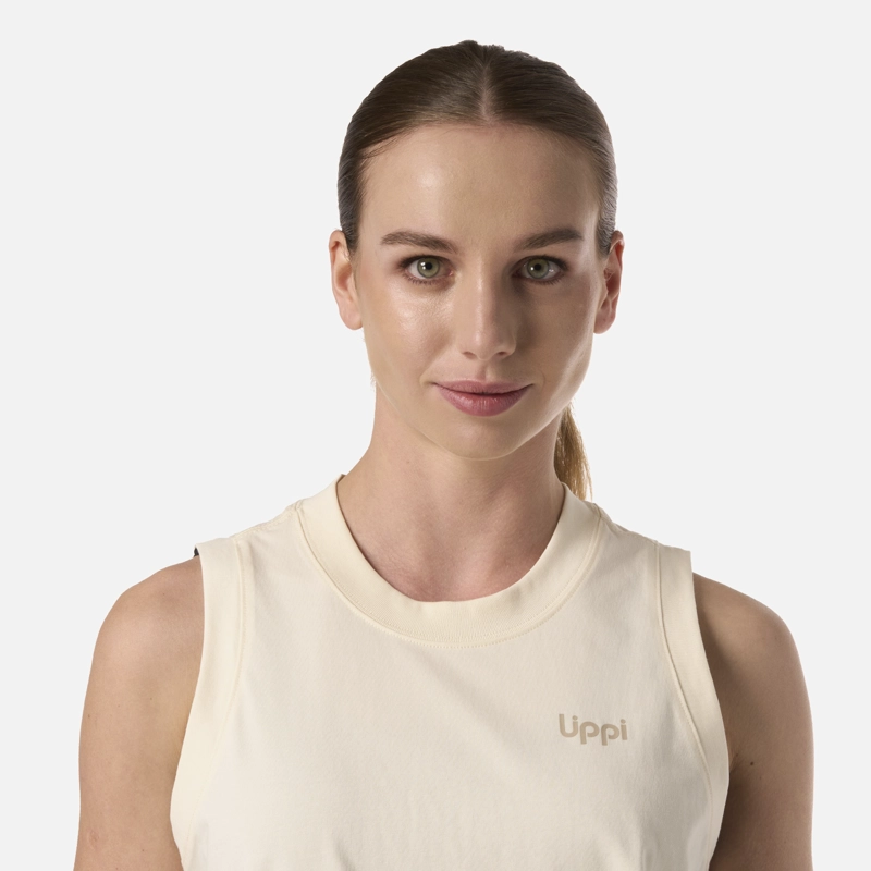 POLERA MUJER BOULDER T-SHIRT CREMA LIPPI - 4