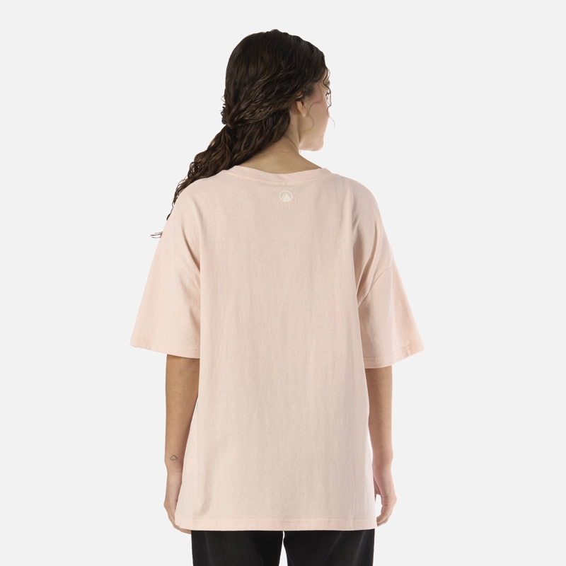 POLERA TEEN GIRL FREEDOM OVERSIZE T-SHIRT DAMASCO LIPPI V26 - 3