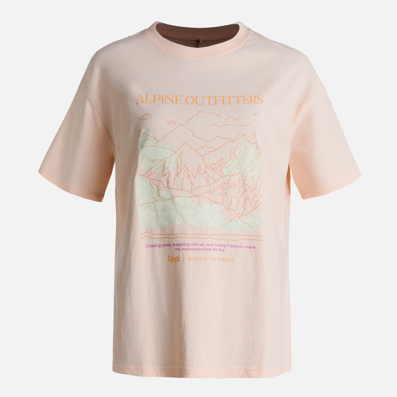 POLERA TEEN GIRL FREEDOM OVERSIZE T-SHIRT DAMASCO LIPPI V26 - 6