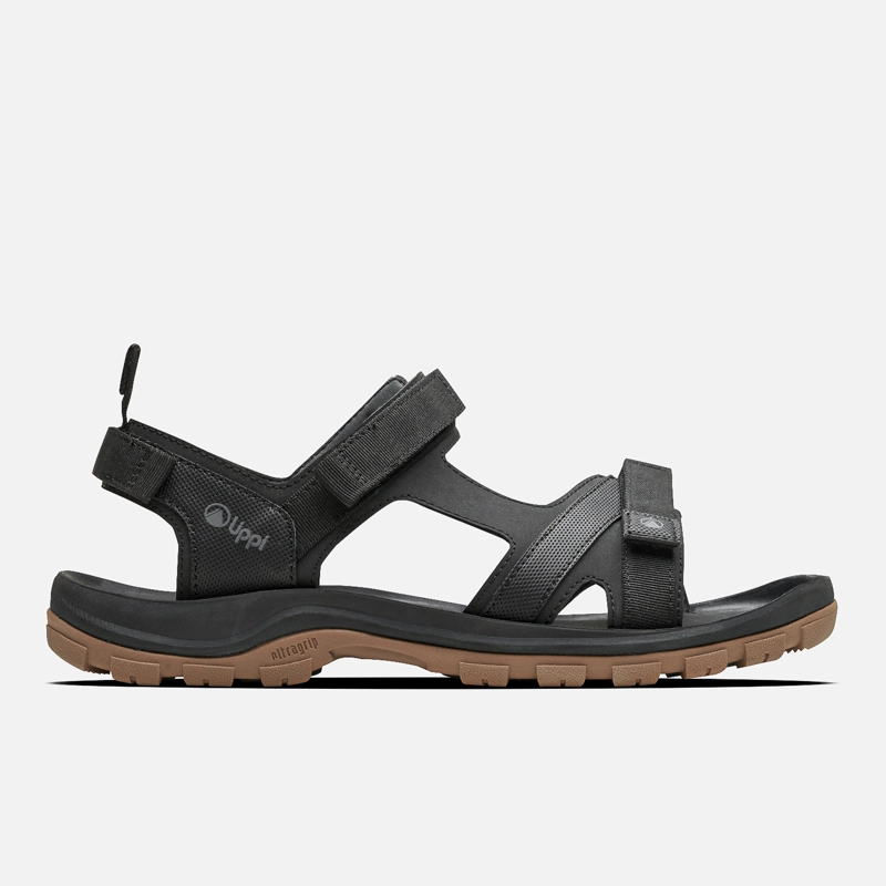 SANDALIA HOMBRE GO OUT NEGRO / GOMA LIPPI - 1