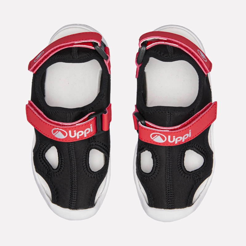 SANDALIA NIÑO GO OUT AGAIN KIDS NEGRO / ROJO LIPPI V26 - 4