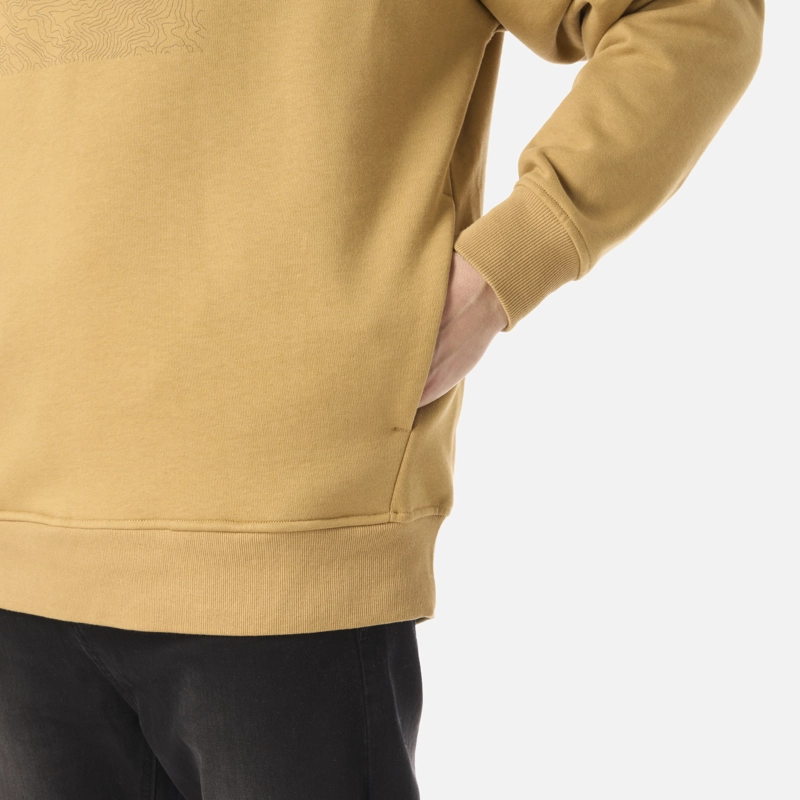 POLERON HOMBRE INSIGNE HOODY SWEATSHIRT FRONT PRINT CAMEL LIPPI - 5