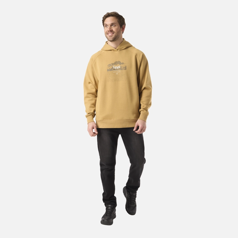 POLERON HOMBRE INSIGNE HOODY SWEATSHIRT FRONT PRINT CAMEL LIPPI - 6