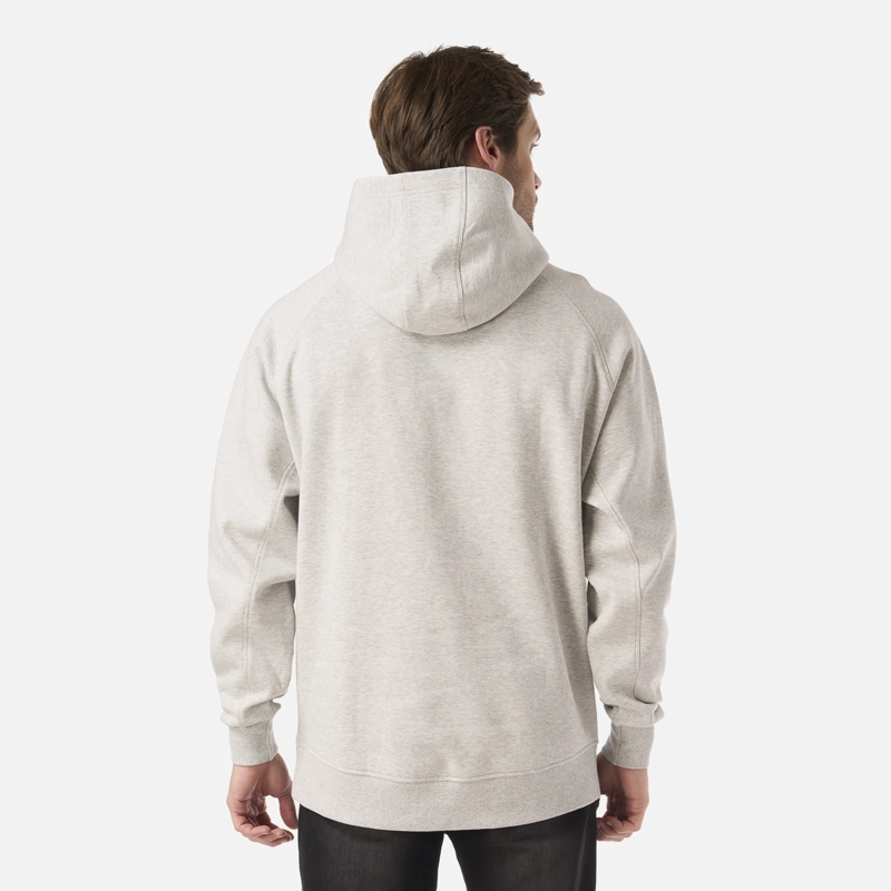 POLERON HOMBRE INSIGNE HOODY SWEATSHIRT FRONT PRINT GRIS LIPPI V26 - 3