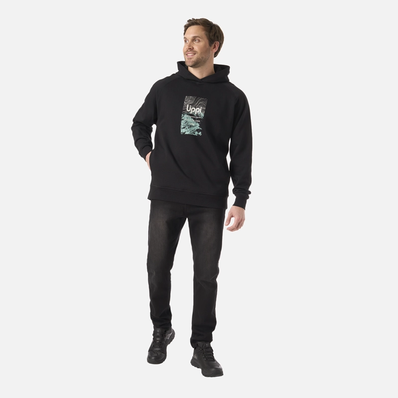 POLERON HOMBRE INSIGNE HOODY SWEATSHIRT FRONT PRINT NEGRO LIPPI V26 - 6