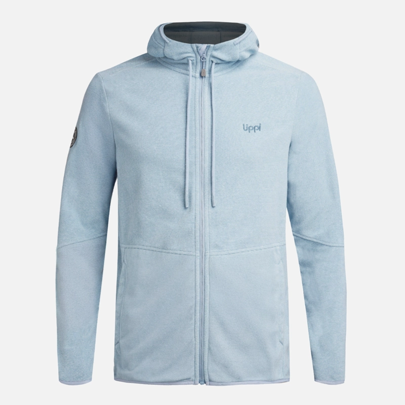 POLAR HOMBRE STRIPES NANO-F FULL ZIP HOODY AZUL PIEDRA LIPPI - 7