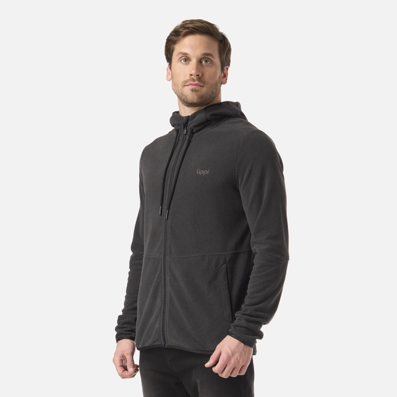 POLAR HOMBRE STRIPES NANO-F FULL ZIP HOODY NEGRO LIPPI V26 - 2