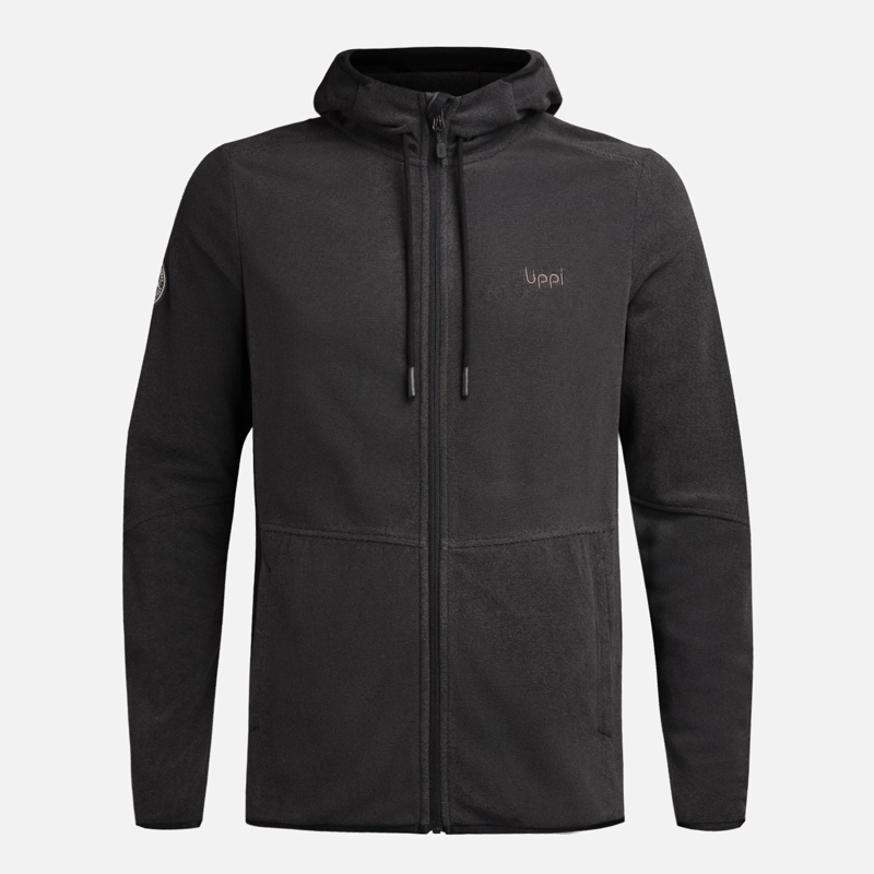 POLAR HOMBRE STRIPES NANO-F FULL ZIP HOODY NEGRO LIPPI V26 - 7