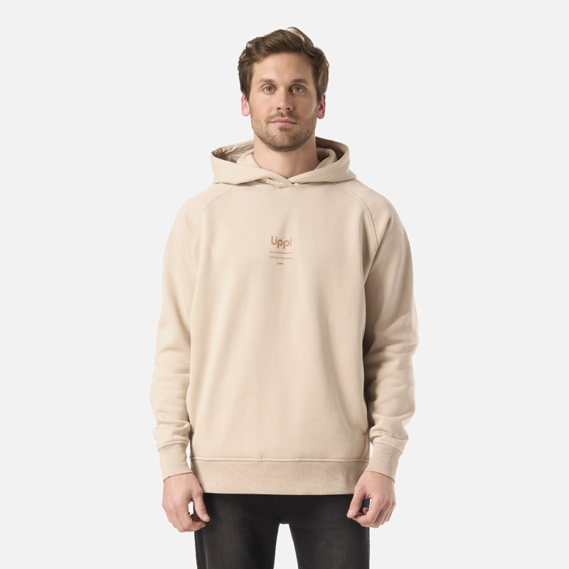 POLERON HOMBRE ULMO HOODY SWEATSHIRT BEIGE LIPPI - 1
