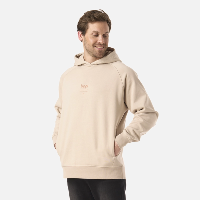 POLERON HOMBRE ULMO HOODY SWEATSHIRT BEIGE LIPPI - 2