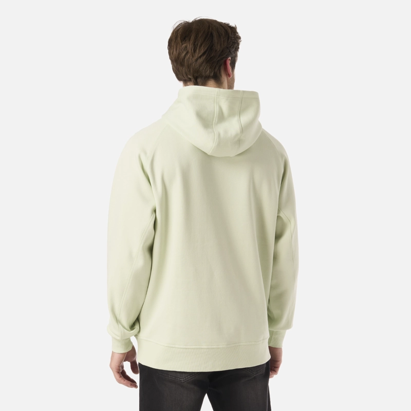 POLERON HOMBRE ULMO HOODY SWEATSHIRT GRIS CLARO / VERDE AGUA LIPPI - 3