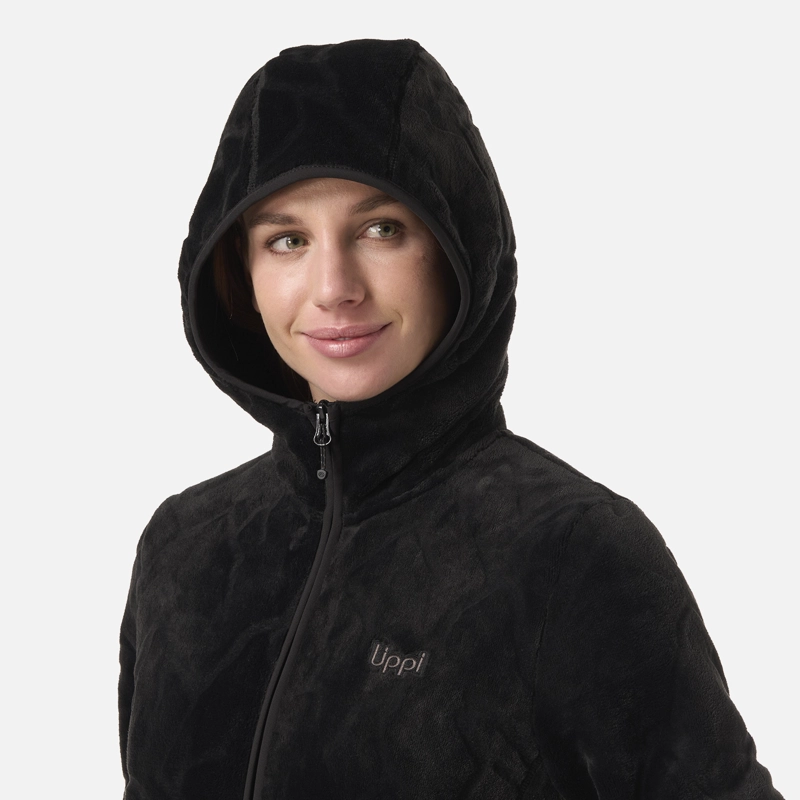 POLAR MUJER LAKESIDE THERM-PRO HOODY JACKET NEGRO LIPPI - 4