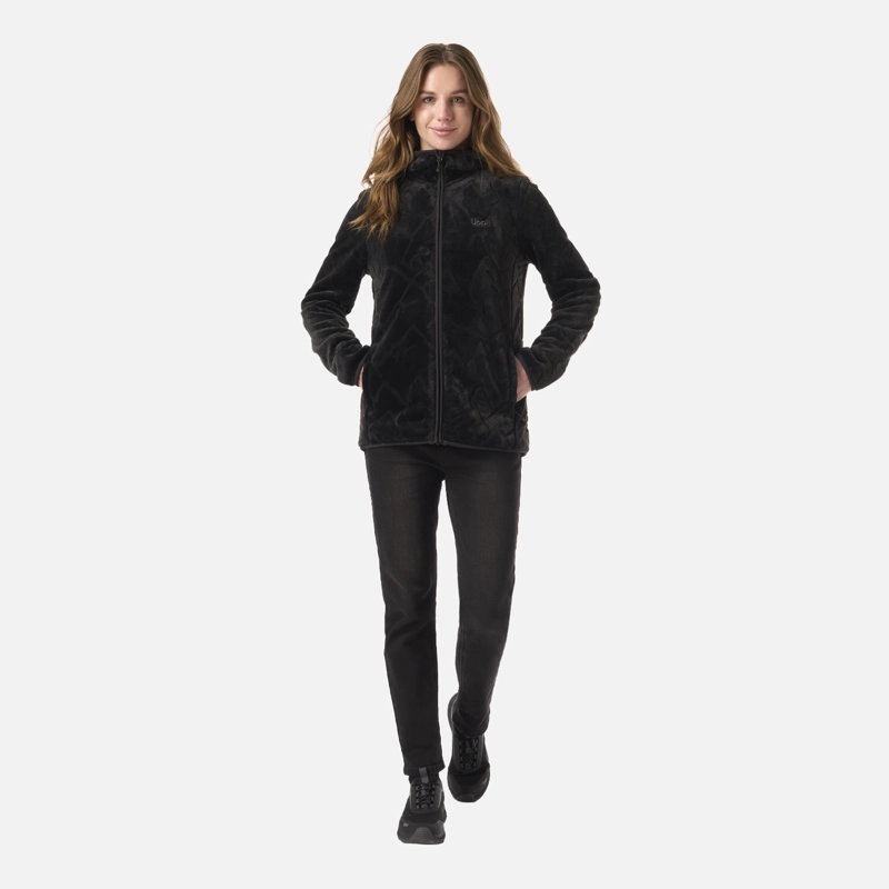 POLAR MUJER LAKESIDE THERM-PRO HOODY JACKET NEGRO LIPPI - 6