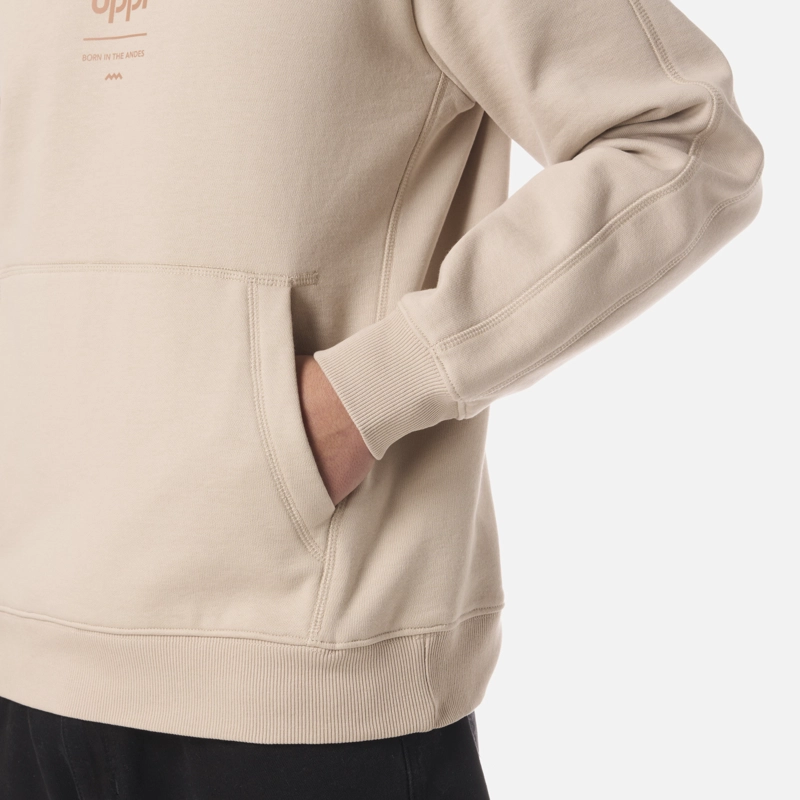 POLERON TEEN BOY ULMO MID POINT HOODY SWEATSHIRT BEIGE LIPPI V26 - 5