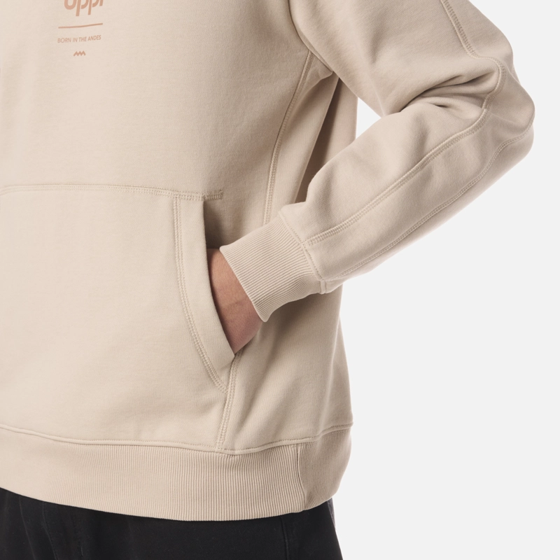 POLERON TEEN BOY ULMO MID POINT HOODY SWEATSHIRT BEIGE LIPPI V26 - 5