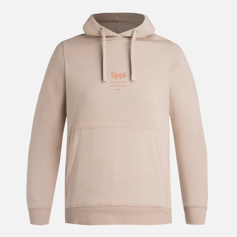 POLERON TEEN BOY ULMO MID POINT HOODY SWEATSHIRT BEIGE LIPPI V26 - 7