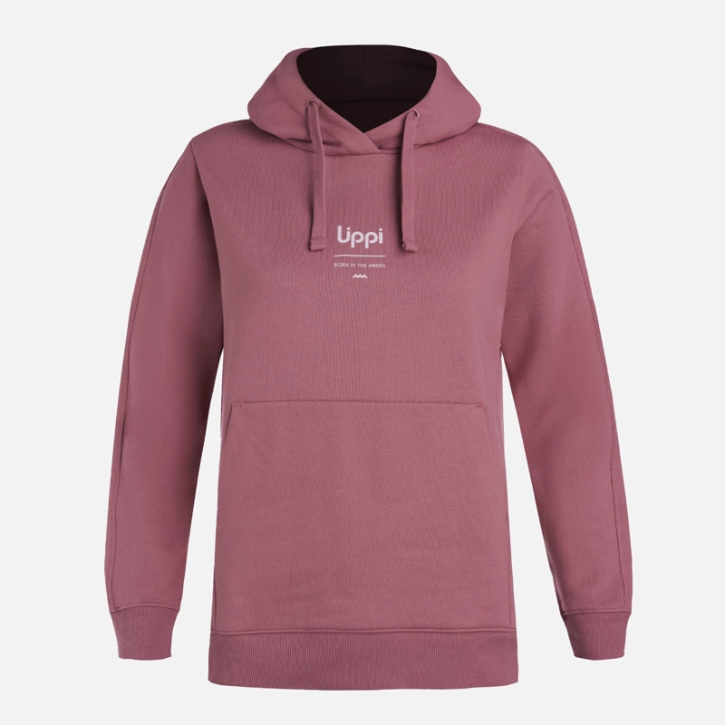 POLERON TEEN GIRL ULMO MID POINT HOODY SWEATSHIRT ROSA OSCURO LIPPI - 7