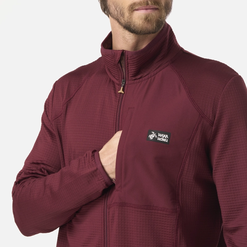 POLERON HOMBRE TAINA FULL ZIP BURDEO HAKA HONU - 4