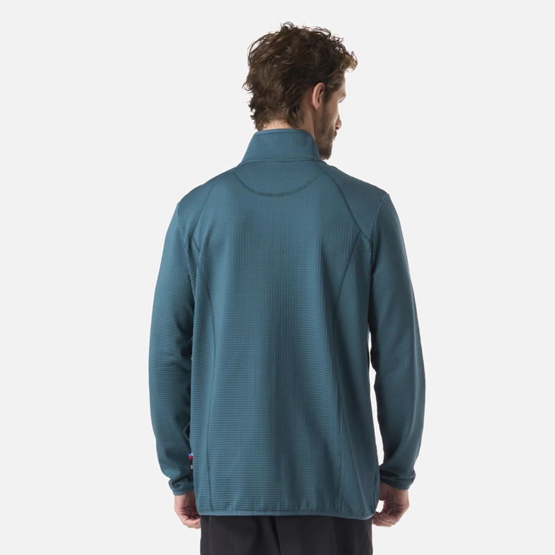 POLERON HOMBRE TAINA FULL ZIP PETROLEO OSCURO HAKA HONU - 3