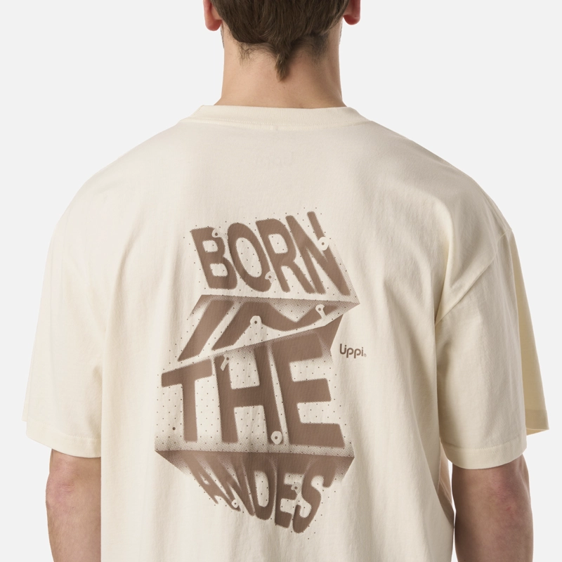 POLERA HOMBRE BOULDER T-SHIRT CREMA LIPPI V26 - 4