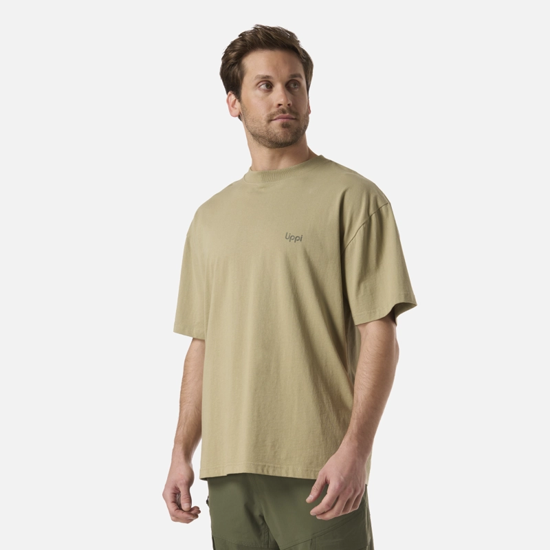 POLERA HOMBRE BOULDER T-SHIRT VERDE OLIVA LIPPI V26 - 3