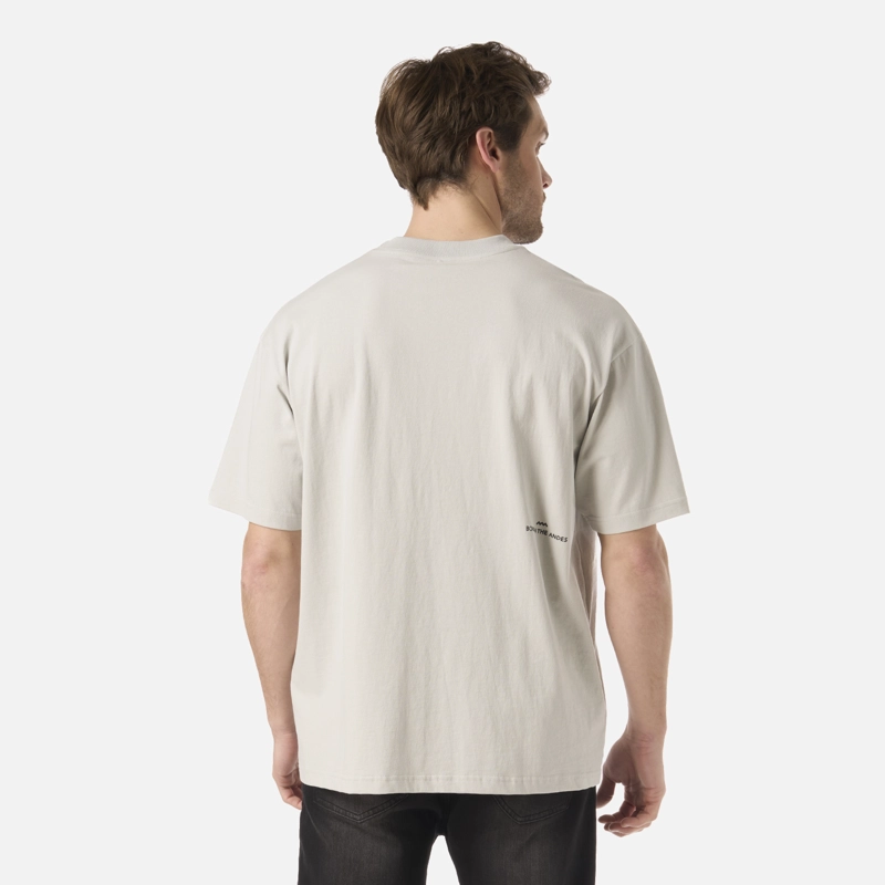 POLERA HOMBRE ENDURA COTTON T-SHIRT GRIS CLARO LIPPI - 3