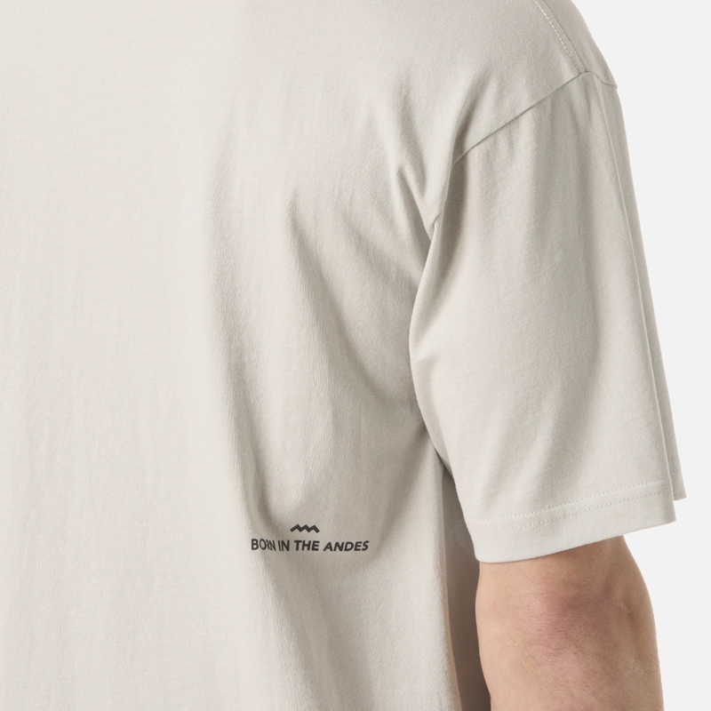 POLERA HOMBRE ENDURA COTTON T-SHIRT GRIS CLARO LIPPI - 5