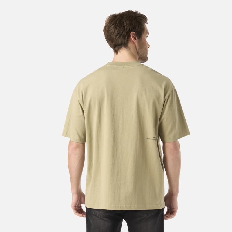 POLERA HOMBRE ENDURA COTTON T-SHIRT VERDE OLIVA LIPPI - 3