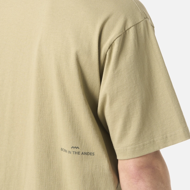 POLERA HOMBRE ENDURA COTTON T-SHIRT VERDE OLIVA LIPPI - 5