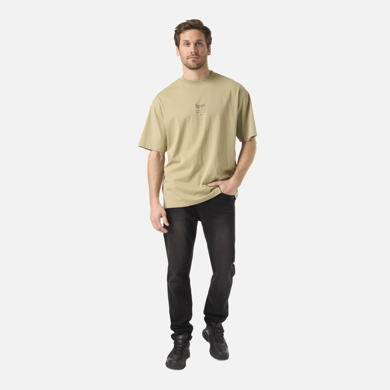 POLERA HOMBRE ENDURA COTTON T-SHIRT VERDE OLIVA LIPPI - 6