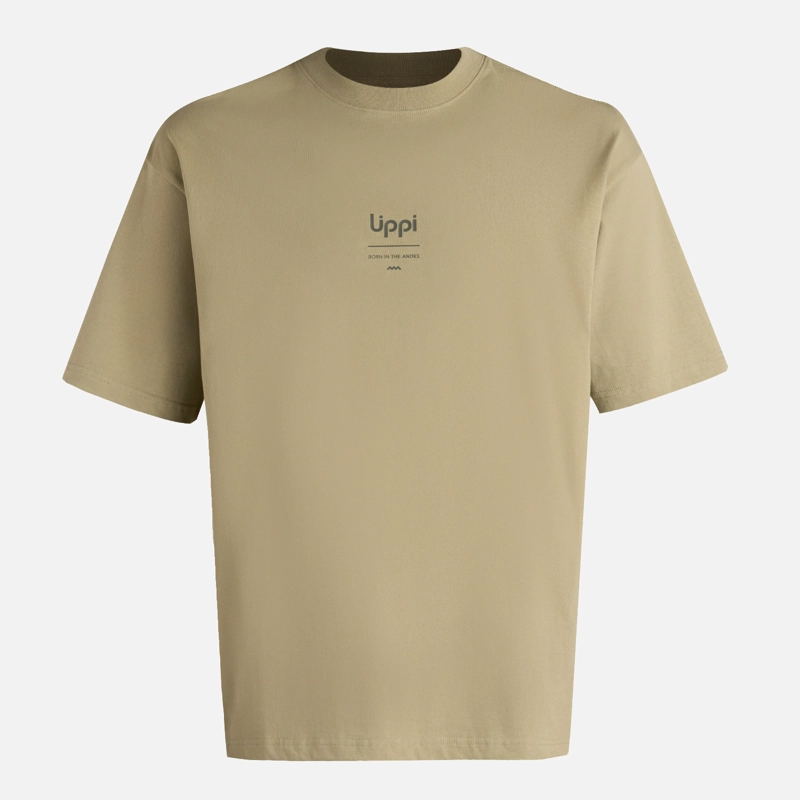 POLERA HOMBRE ENDURA COTTON T-SHIRT VERDE OLIVA LIPPI - 7