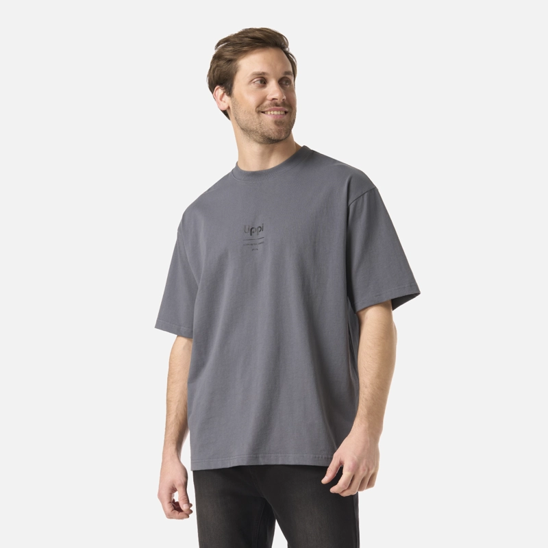 POLERA HOMBRE ENDURA COTTON T-SHIRT GRAFITO LIPPI - 2