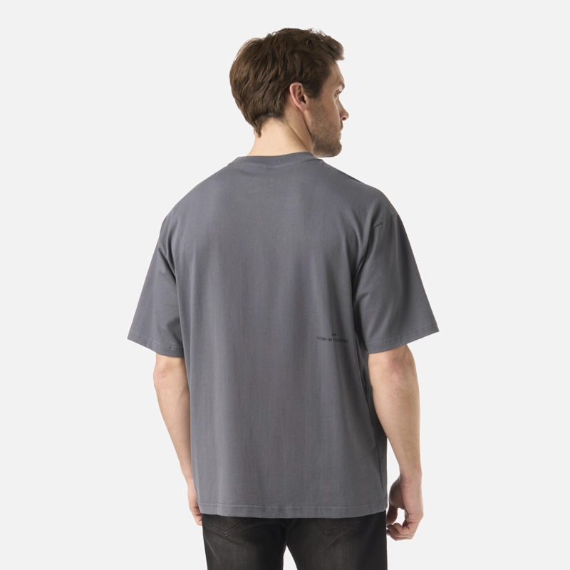 POLERA HOMBRE ENDURA COTTON T-SHIRT GRAFITO LIPPI - 3