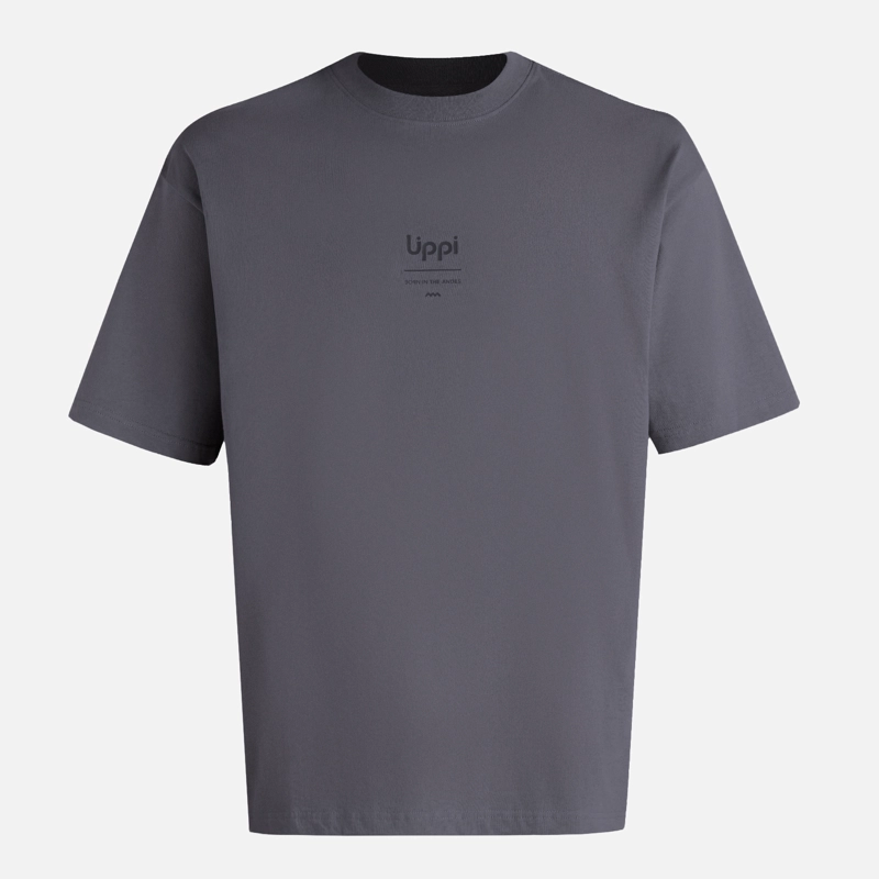 POLERA HOMBRE ENDURA COTTON T-SHIRT GRAFITO LIPPI - 7