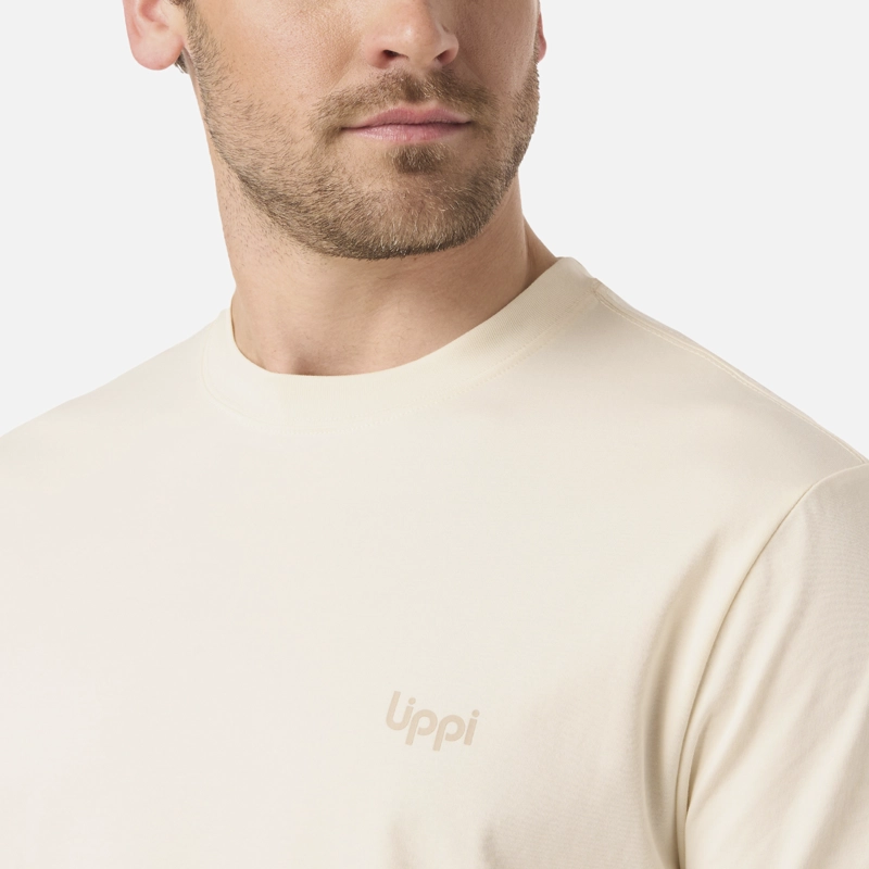 POLERA HOMBRE GREEN SORONA T-SHIRT CREMA LIPPI V26 - 4